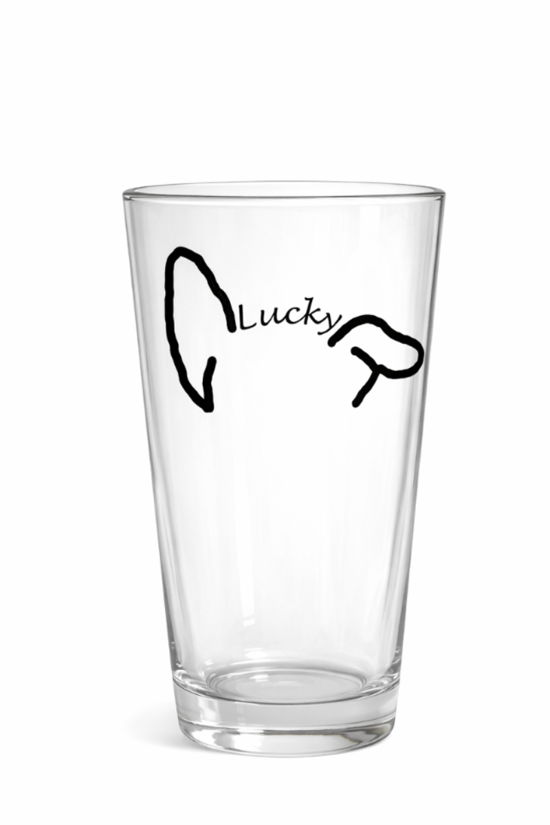 Custom Pet Ears Pint Glass – Made from Your Pet’s Photo
