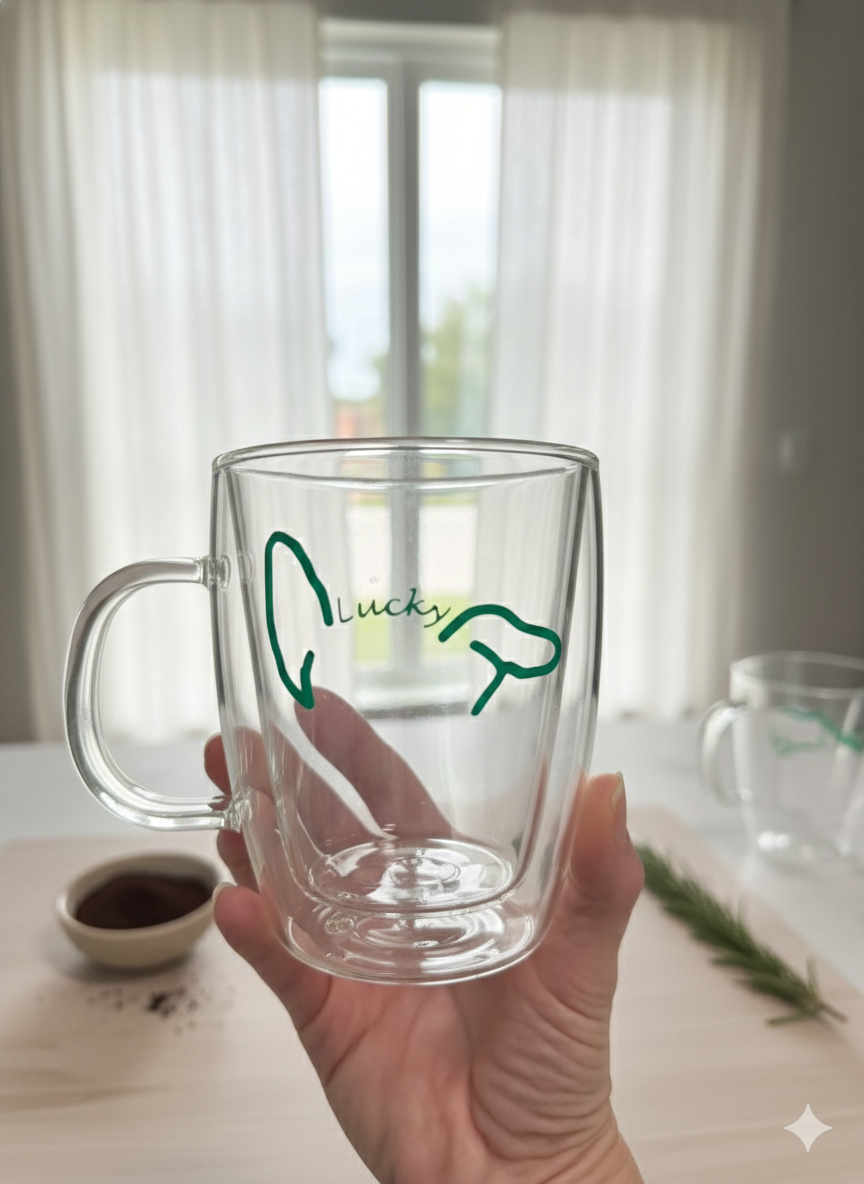 Custom Pet Ears Coffee Mug – Made from Your Pet’s Photo